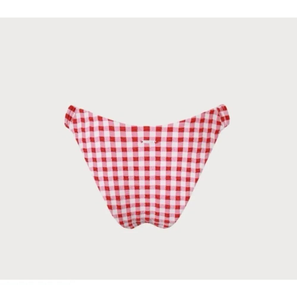 Berlook Two Piece RED White Push Up Bikini Swimsuit Size M NWT NEW W Bag
